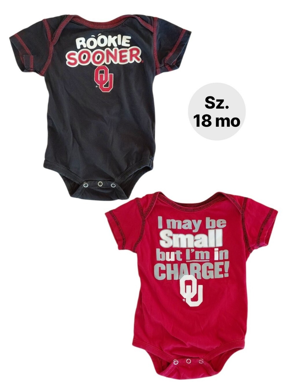 Oklahoma Sooners Baby Infant Onsies